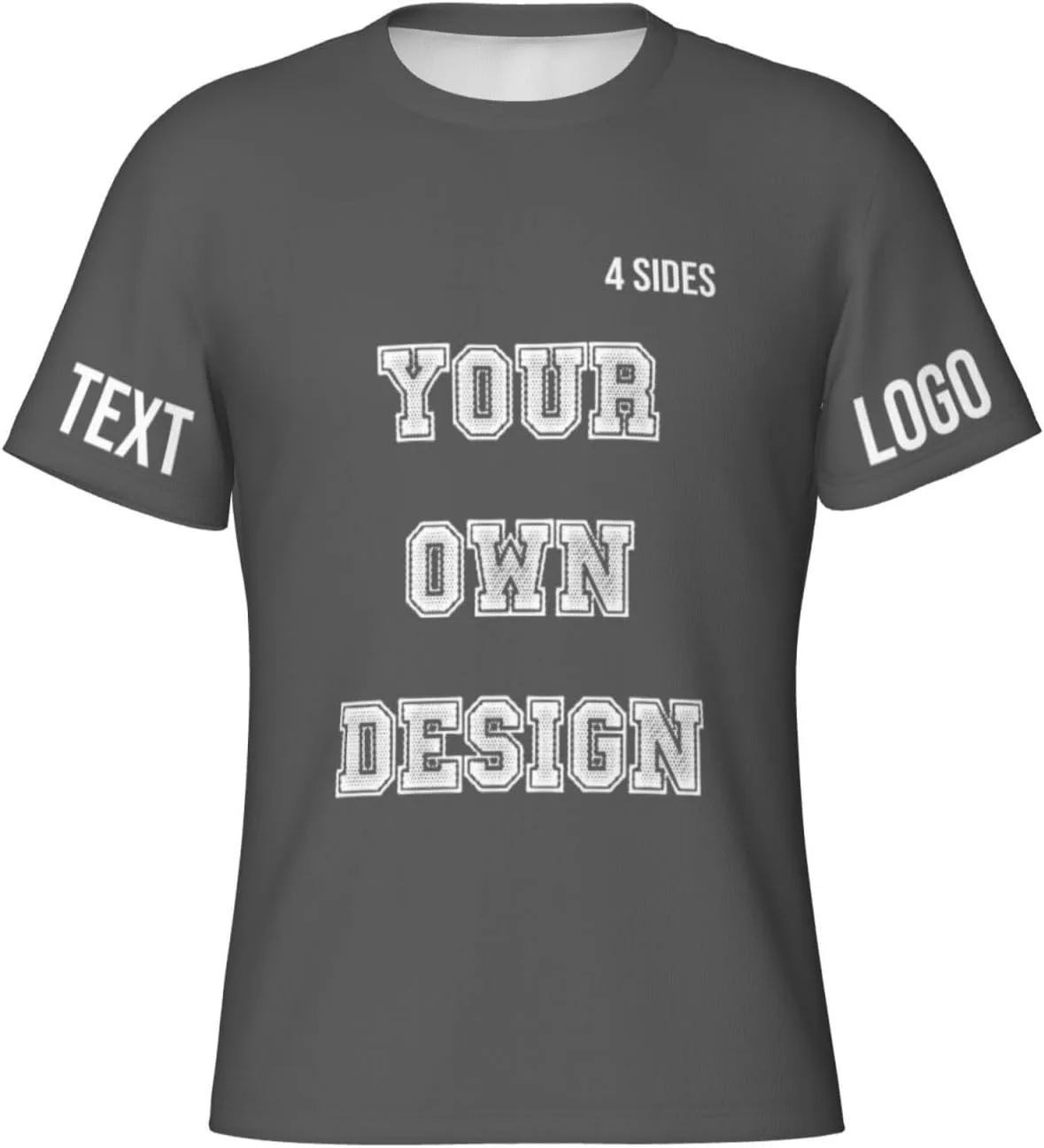 

Футболка с принтом и логотипом