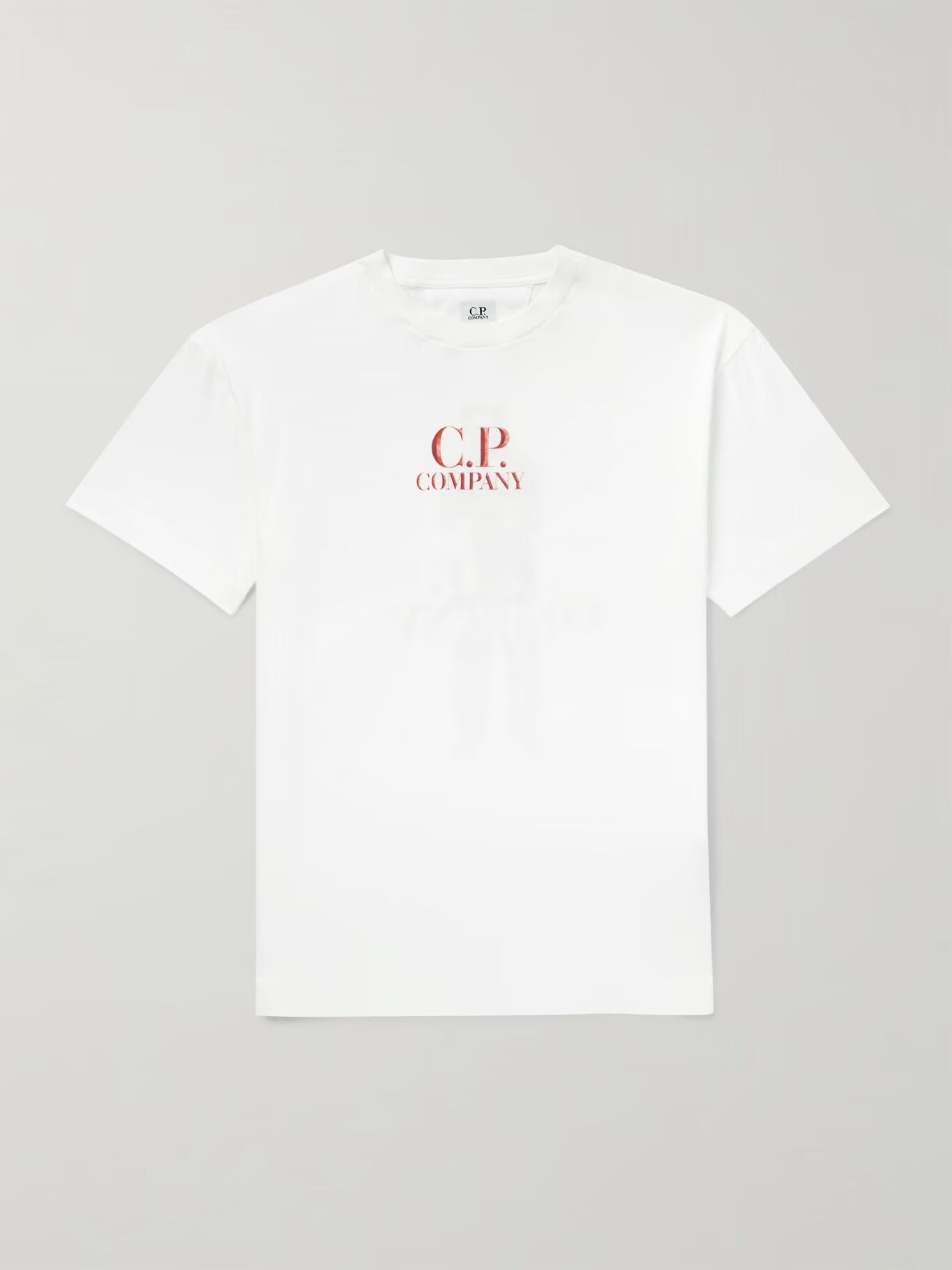 

Футболка из хлопкового джерси с логотипом C.P. COMPANY, белый