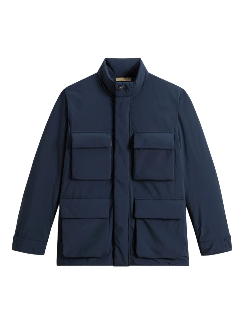

Пуховик с карманами WOOLRICH, синий