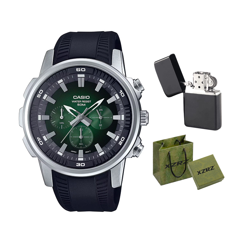

Мужские часы DRESS Green MTP-E505-3AV CASIO