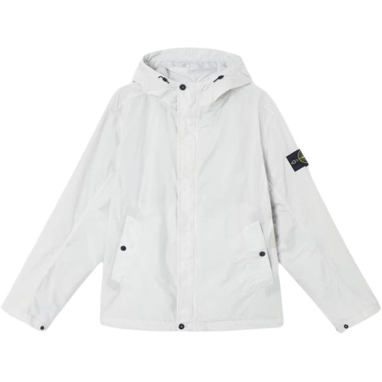 

STONE ISLAND Куртка с капюшоном и компас-нашивкой, Light Blue