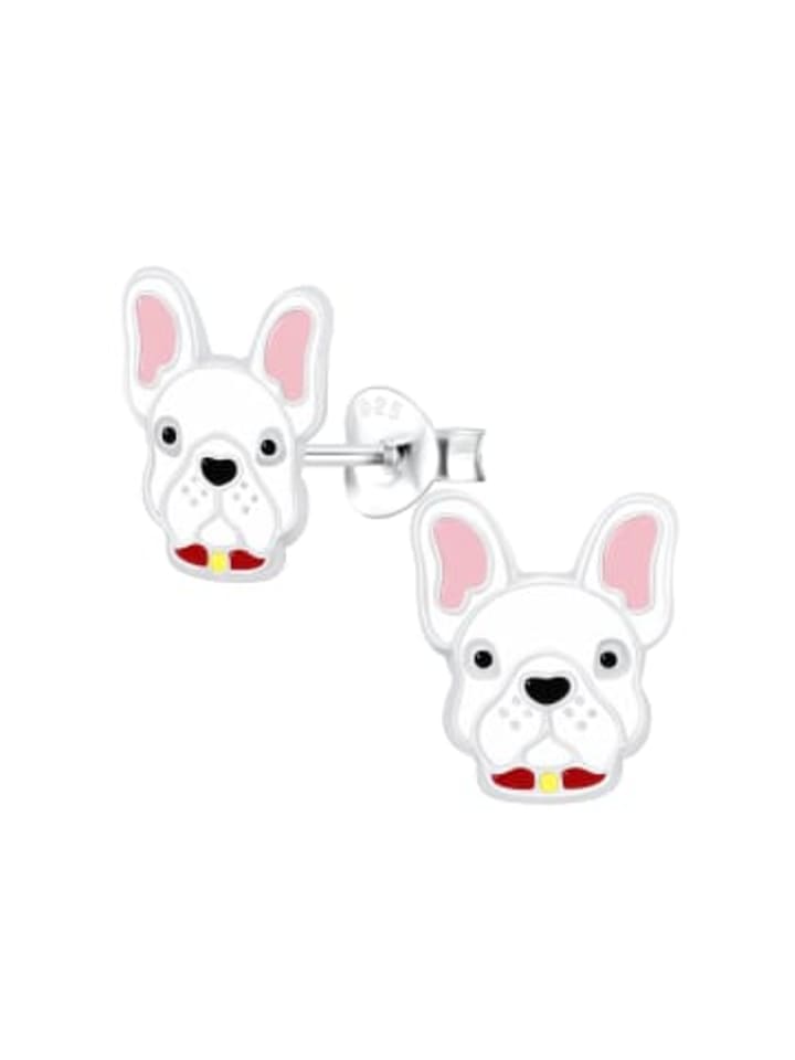 

Alexander York Серьги-гвоздики в виде головы собаки, розовые, из серебра 925 пробы, комплект из 2 штук