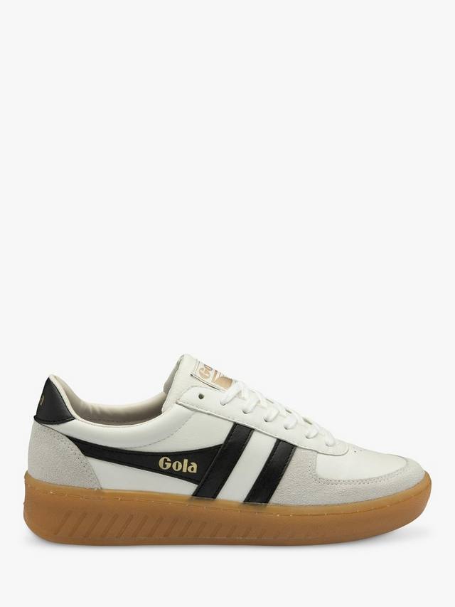 

Классические кожаные кроссовки grandslam Gola, цвет White/Black/Gum