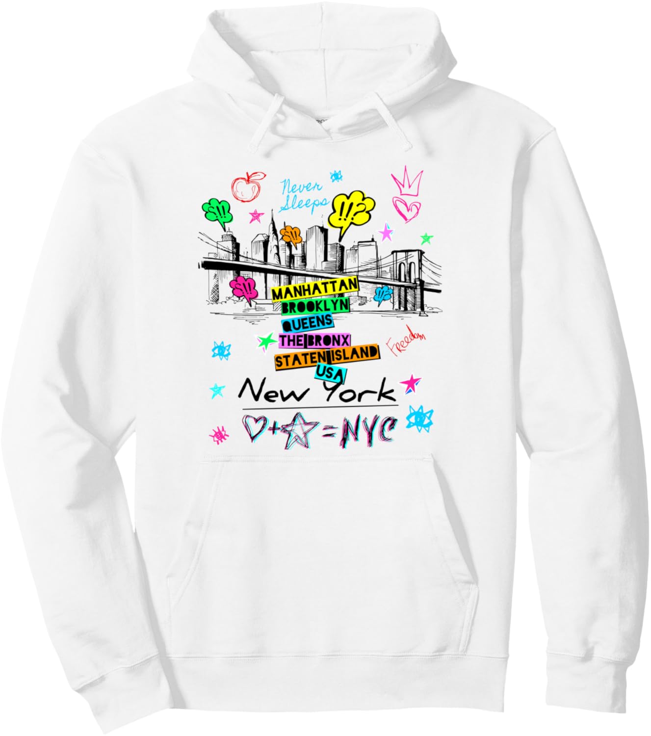 

Крутая красочная толстовка с рисунком граффити на проспекте Нью-Йорка, серая, размер S Bahaa'S Tee, Серый, Крутая красочная толстовка с рисунком граффити на проспекте Нью-Йорка, серая, размер S Bahaa'S Tee