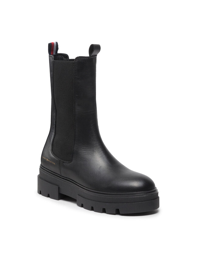 

Ботинки Челси Tommy Hilfiger Monochromatic Chelsea Boot, черный