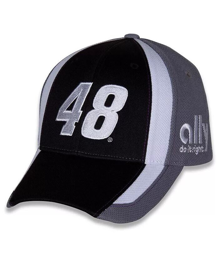 

Мужская регулируемая шляпа Alex Bowman Restart черного, серого цвета Hendrick Motorsports Team Collection