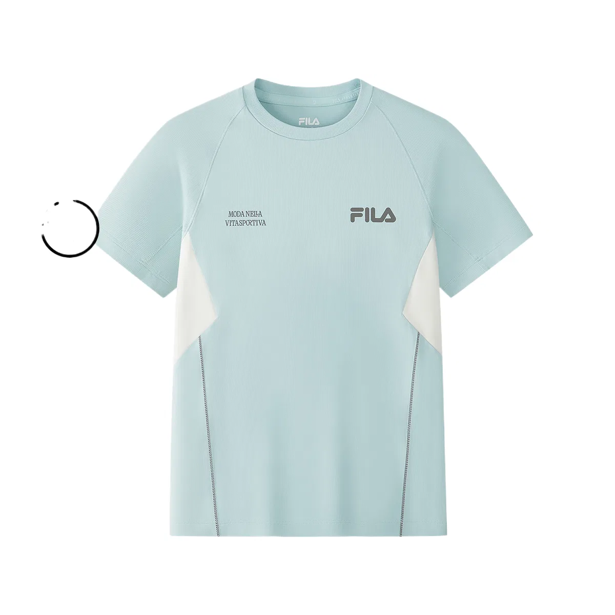Футболка с круглым вырезом Moderate FILA KIDS, Blue Green