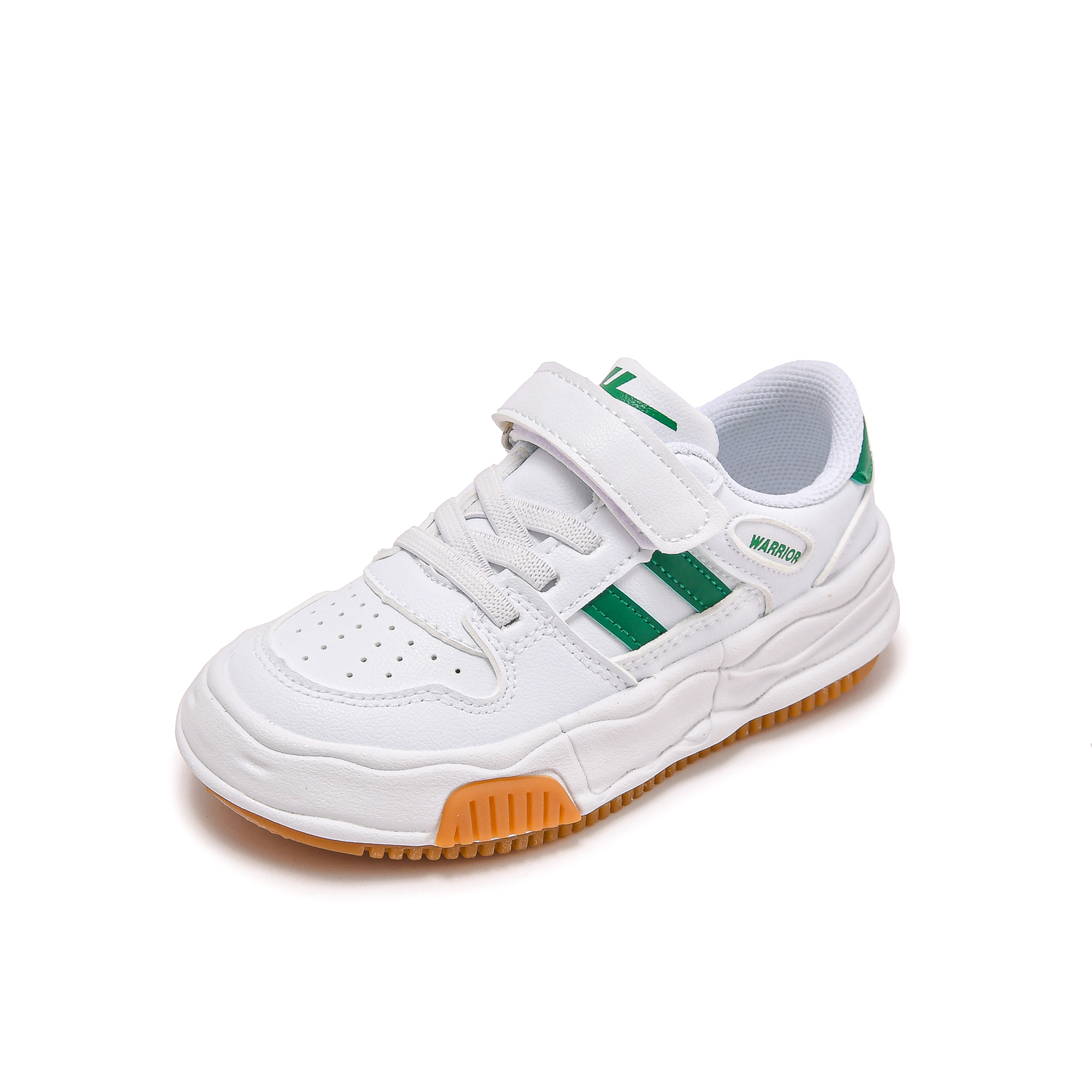 

Амортизирующие устойчивые к истиранию нескользящие низкие детские кроссовки для скейтбординга WARRIOR, белый