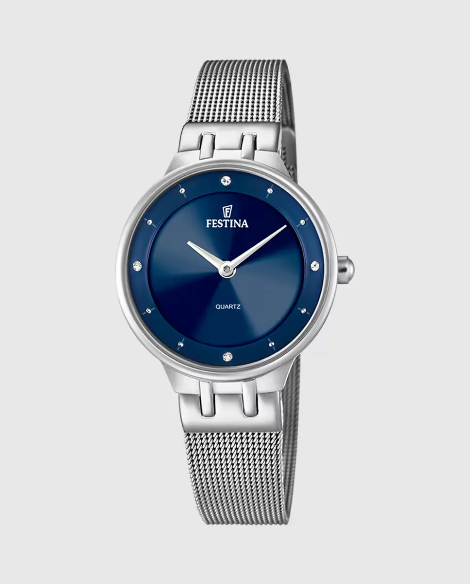 

F20597/3 Женские часы Mademoiselle из серебристой стали Festina, серебряный