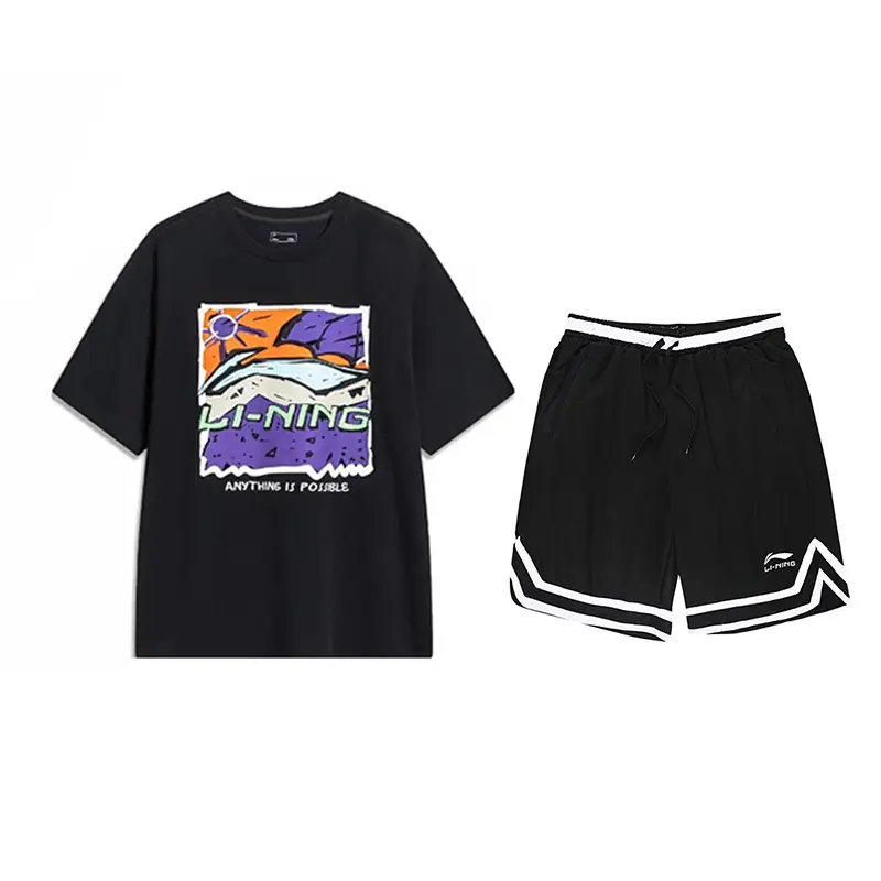 

LINING Повседневная спортивная одежда унисекс черная