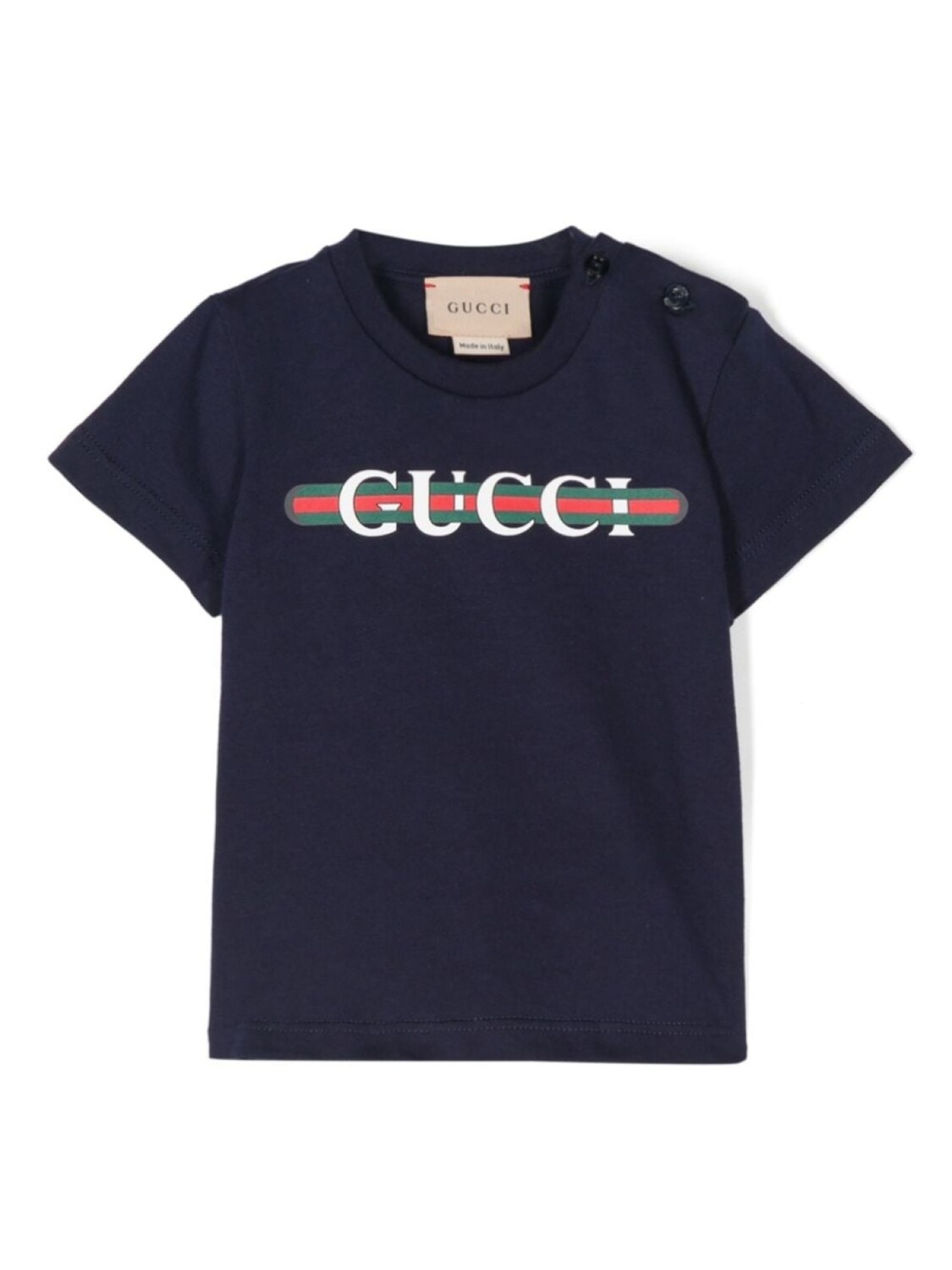 

Gucci Kids футболка с логотипом, синий