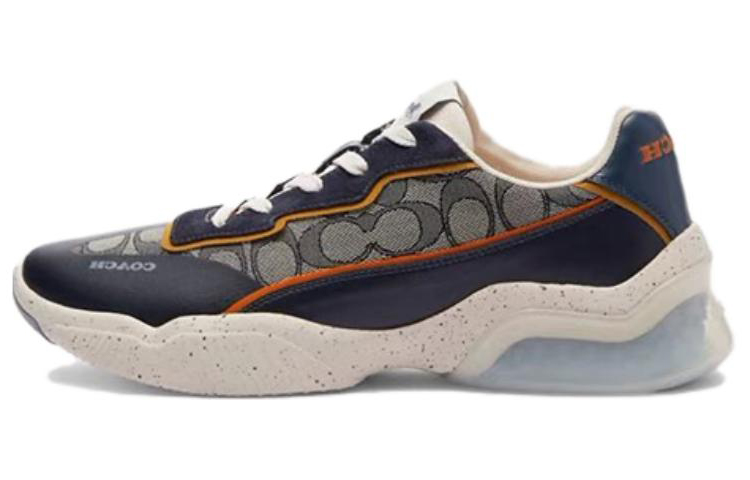 

COACH Низкие повседневные кроссовки CitySole, мужские, бежево-синие