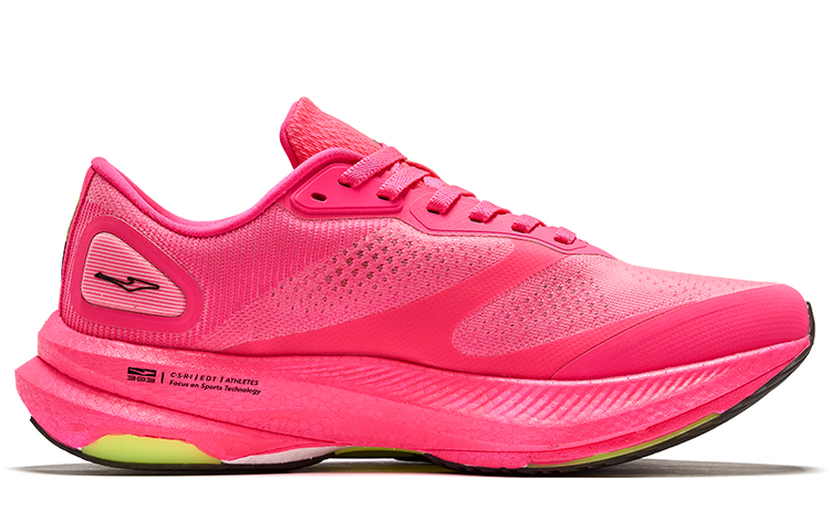 Erke Кроссовки мужские Dust 2.0 Cushioning Rebound Low-Top Casual беговые повседневные медовый драконий фрукт - флуоресцентный фуксия, цвет Fluorescent Fuchsia — фото 2