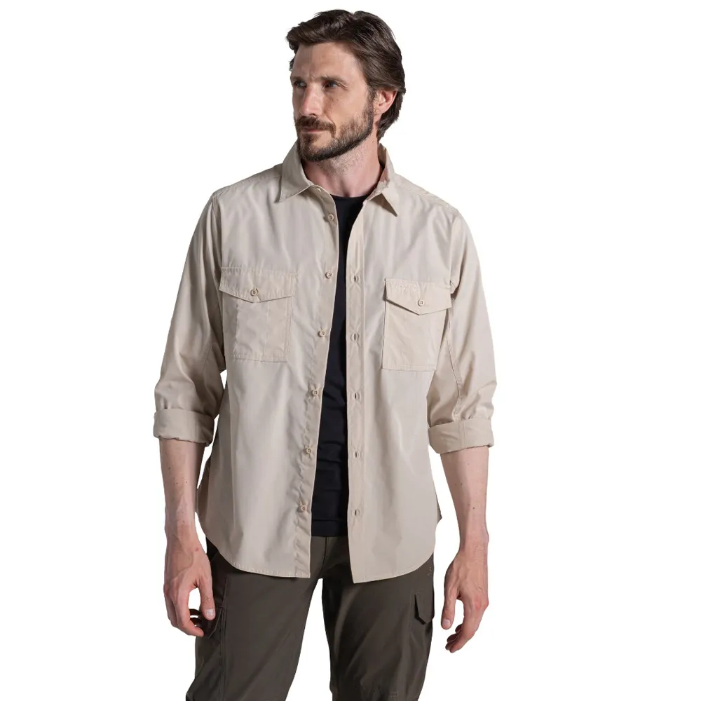 

Рубашка с длинным рукавом Craghoppers Kiwi II, бежевый