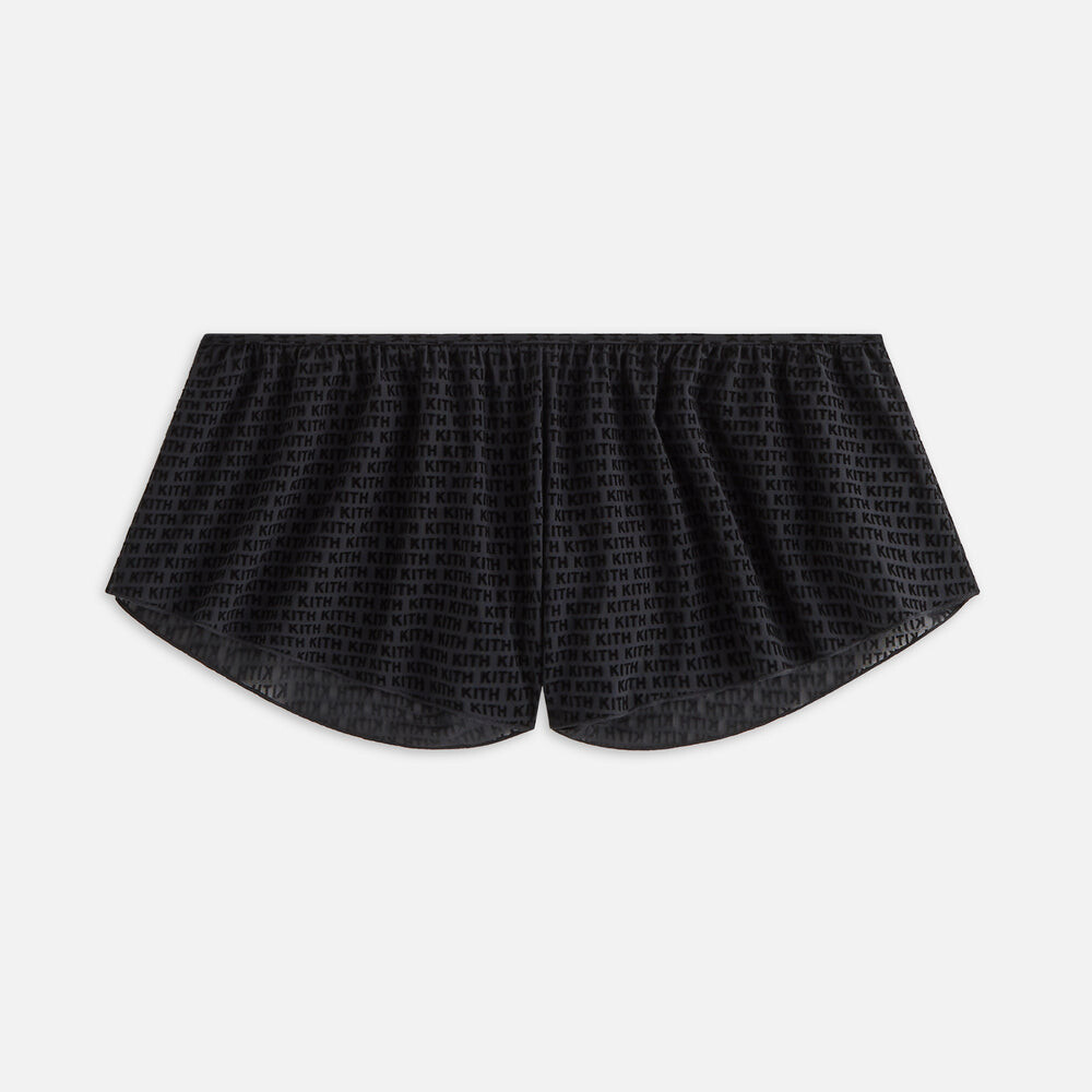

Шорты Kith Women Mesh Tap Shorty, черный