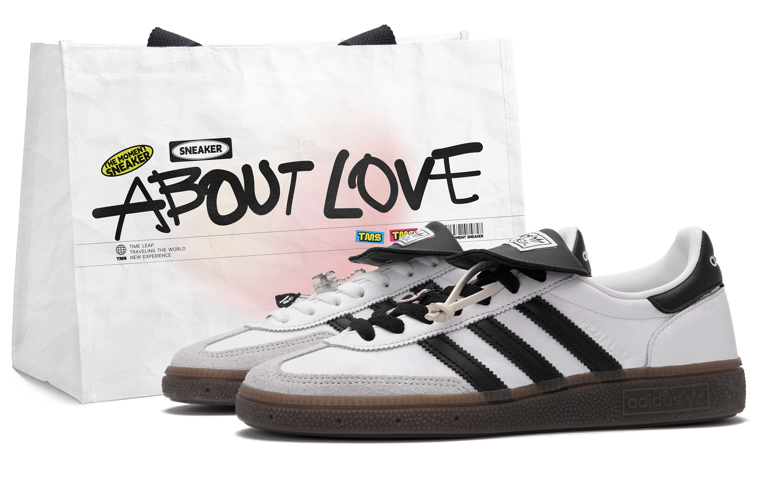 

Adidas Originals Кроссовки для скейтбординга HANDBALL SPEZIAL, черно-белые, низкие, мужские, черно-белые