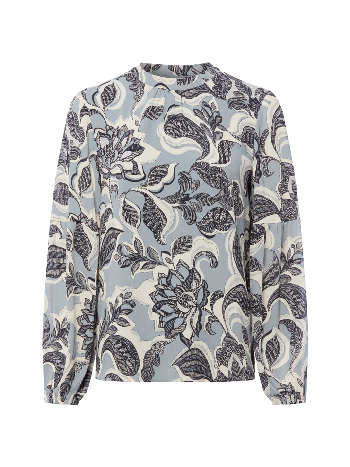 

Блузка светло-голубого цвета, разноцветная comma