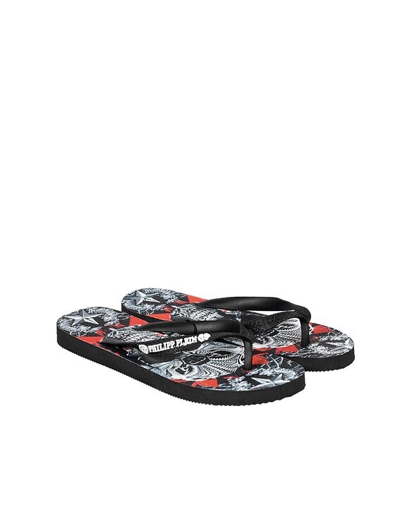 

Шлепки Philipp Plein, черный