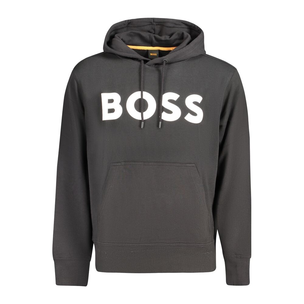 

Черный хлопковый свитер Hugo Boss