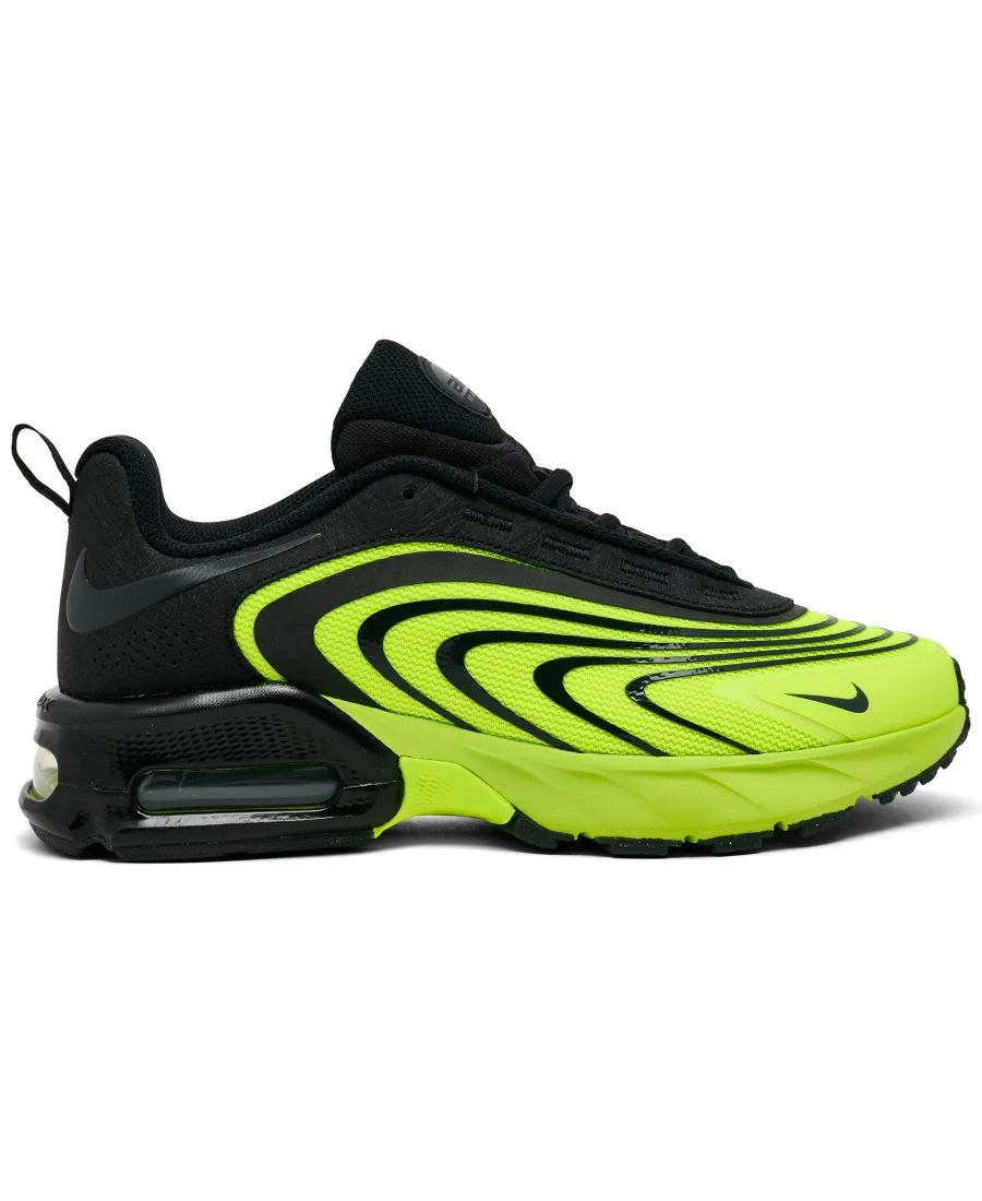 Детские кроссовки Air Max Fire Casual от Finish Line Nike, volt, темно-smoke серый — фото 2