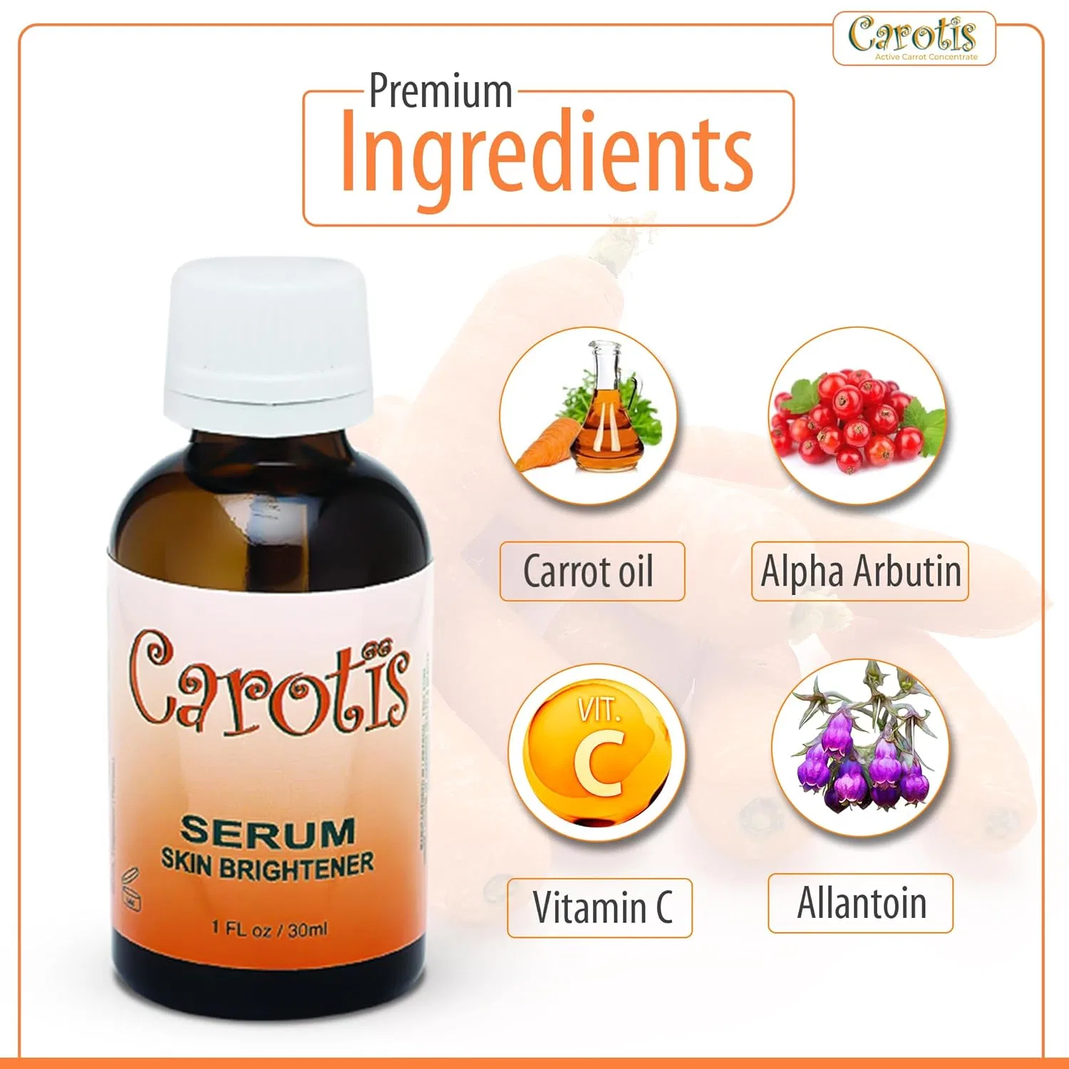 Сыворотка Carotïs — Осветляющая Carotis Brightening Serum, 30 мл — фото 2