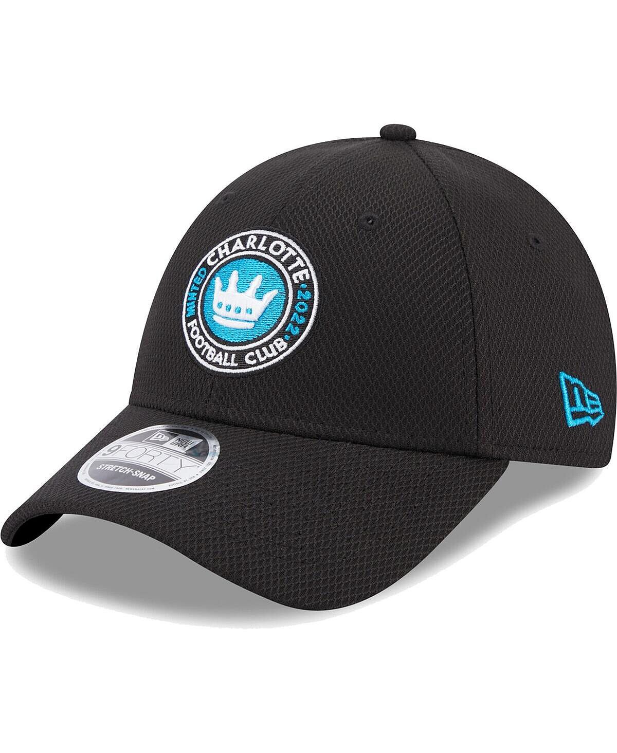

Мужская черная сетчатая бейсболка Charlotte FC Basic 9FORTY Snapback New Era