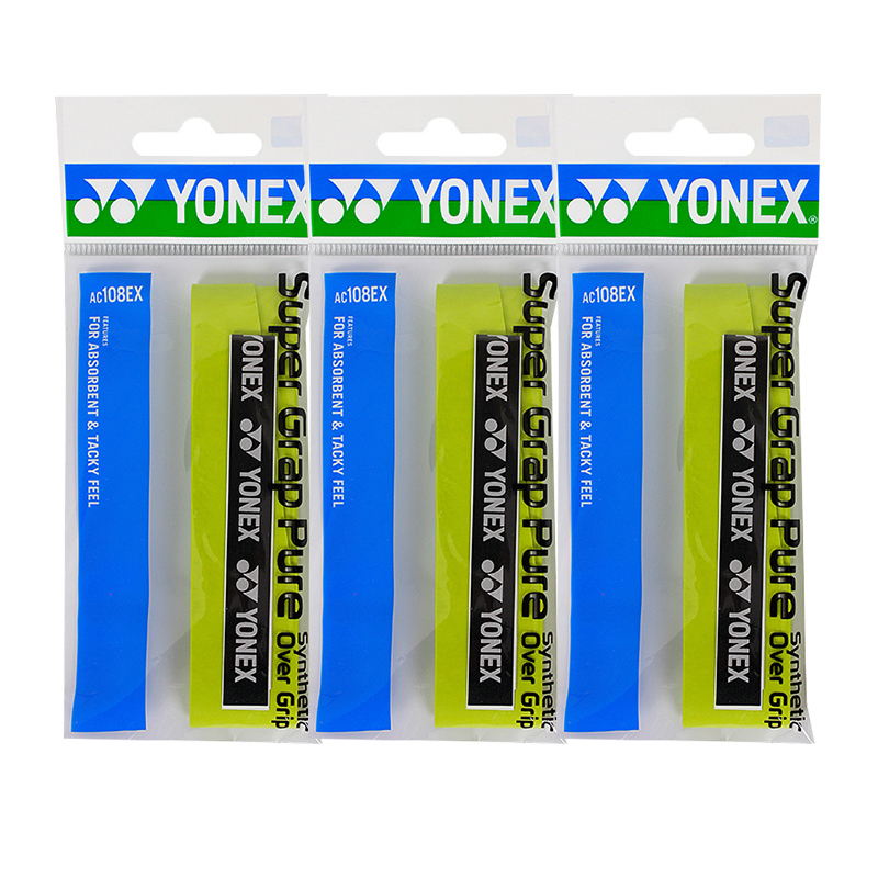 

Лента для рукоятки бадминтонной ракетки из полиуретана для помещений и улицы унисекс YONEX, светло-зеленый