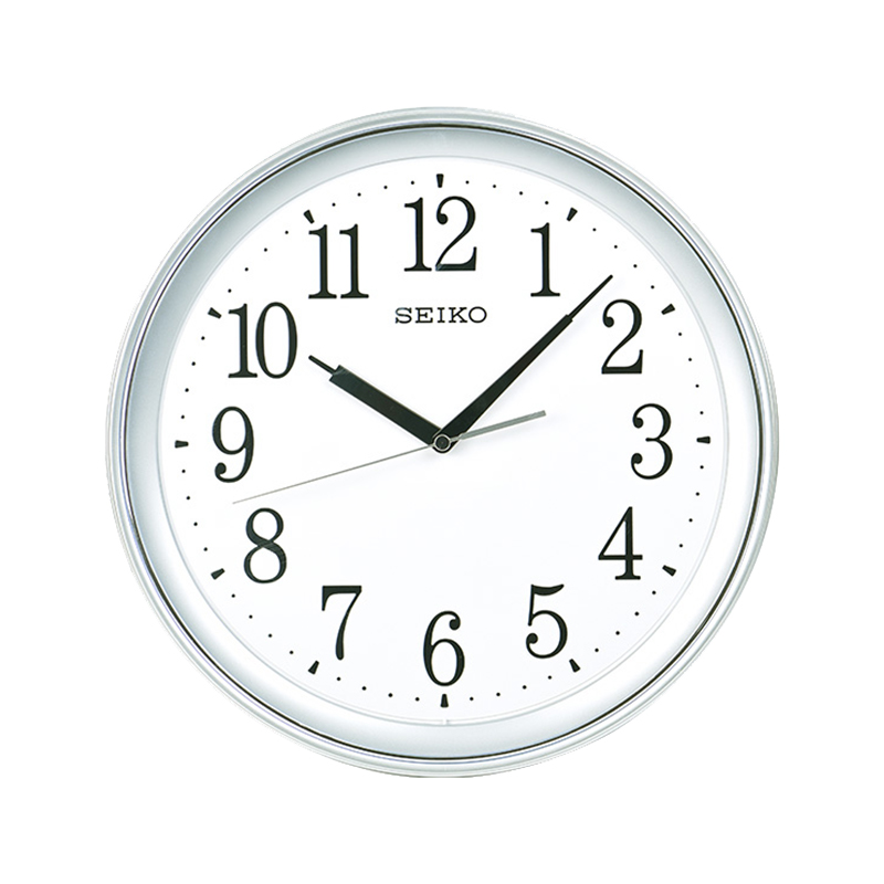 

SEIKO Часы Sweeping Seconds Movement Plastic Wall Clock Unisex White