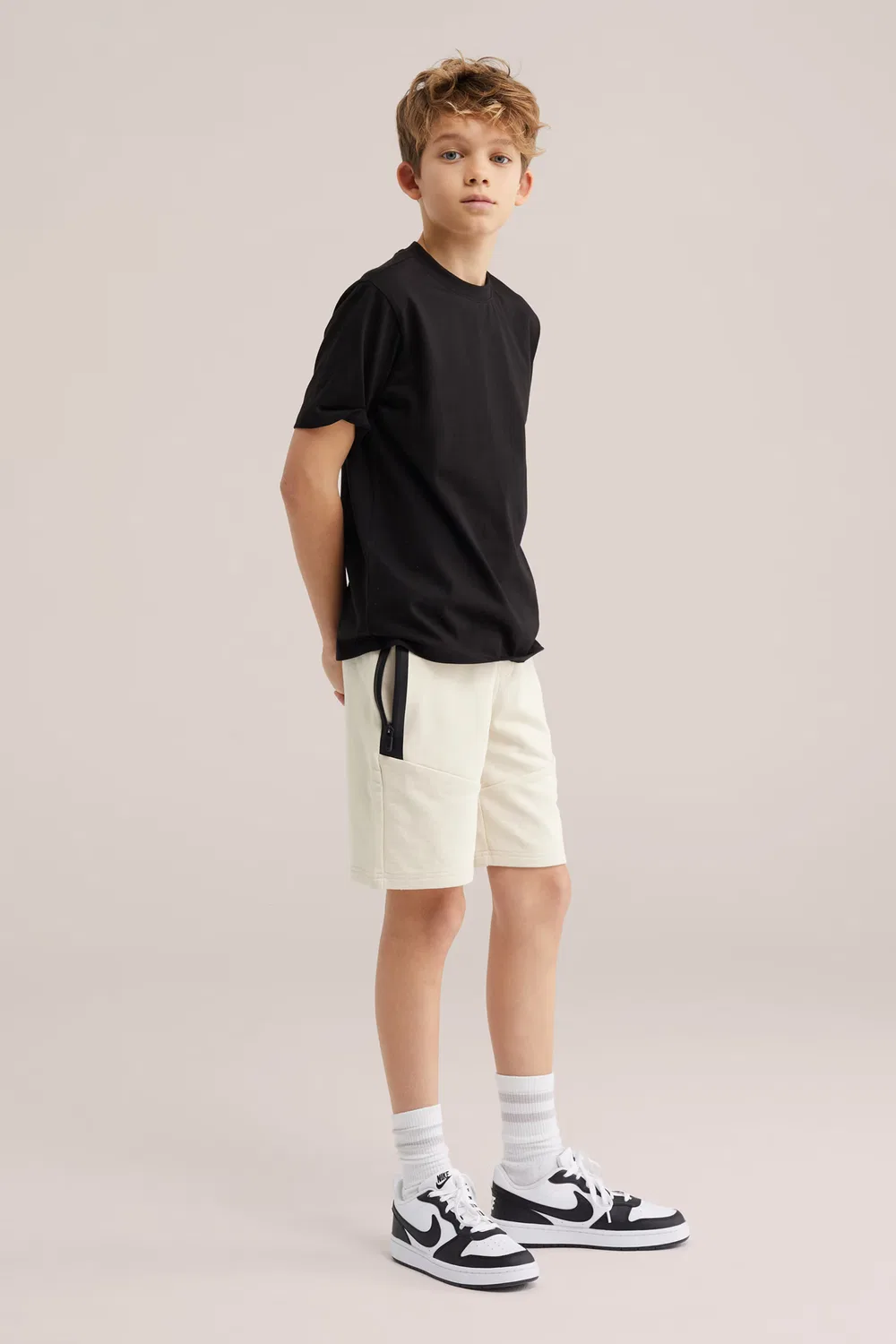 Обычные брюки We Fashion, Beige — фото 4