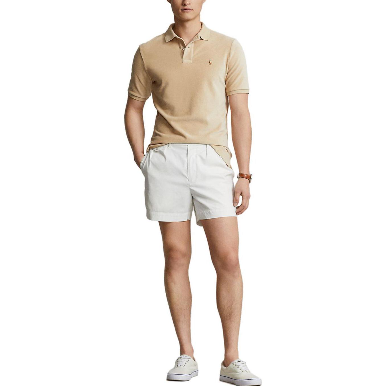 Поло Ralph Lauren Мужская Хаки — фото 4