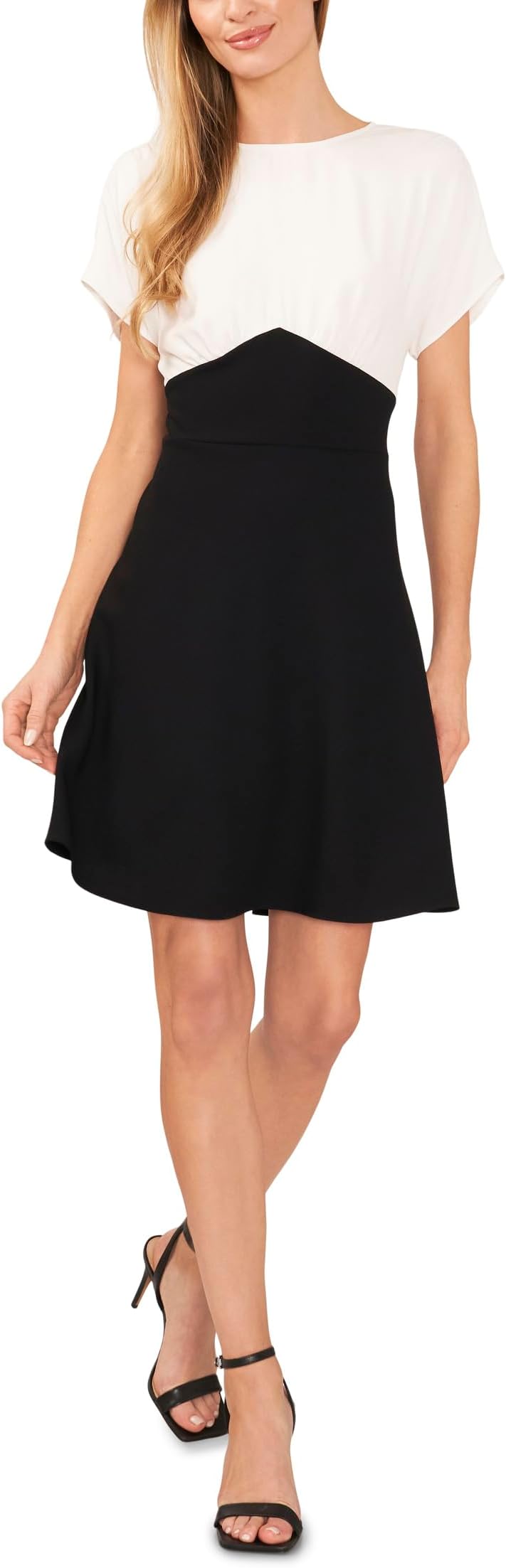 

Платье CeCe Short Sleeve Colorblock Corset Effect Dress, цвет Rich Black