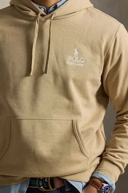 Худи Polo Ralph Lauren, коричневый — фото 4