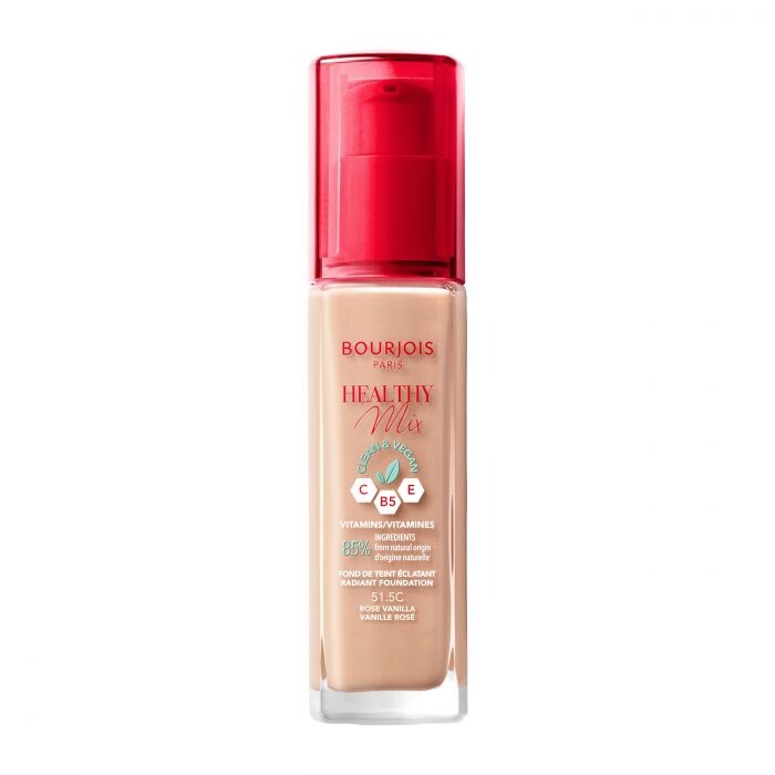 

Тональная основа Healthy Mix Clean Foundation Base de Maquillaje Bourjois, 515 Rose Vanilla