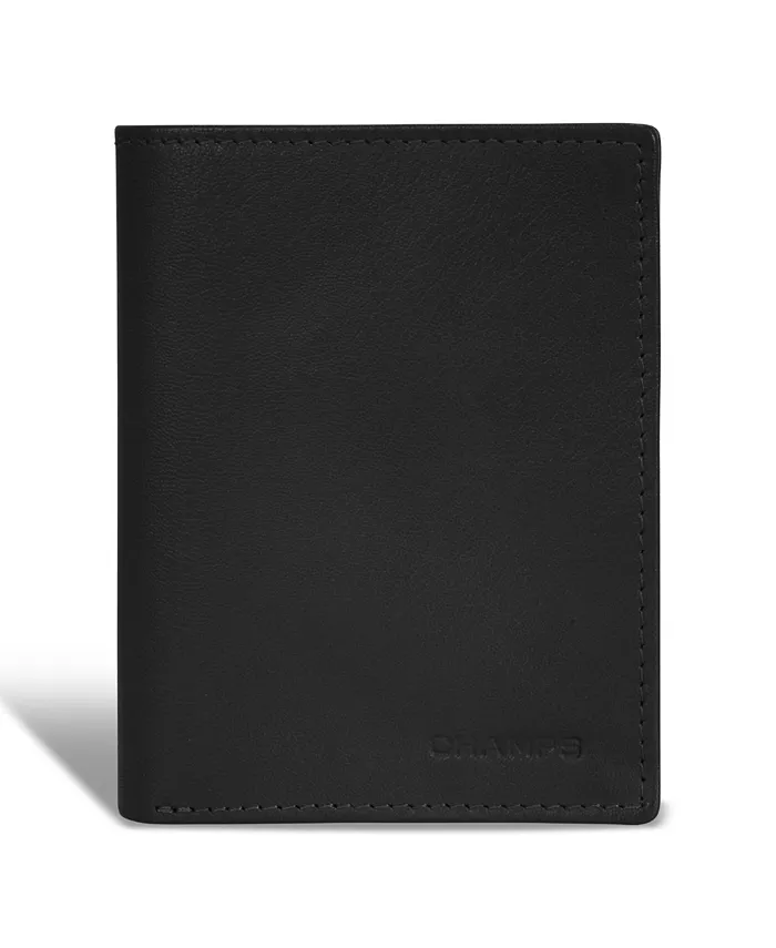 

Мужской вертикальный кожаный кошелек Onyx Collection CHAMPS, черный