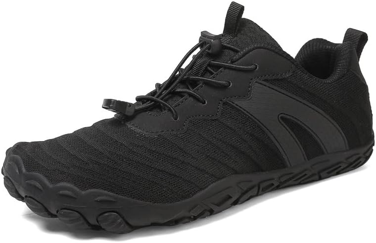 

Мужские походные ботинки, дышащие кроссовки для бега по пересеченной местности, для альпинизма на открытом воздухе, легкие нескользящие ботинки для ходьбы, удобная спортивная обувь для горных походов и повседневной носки Qacksv, черный