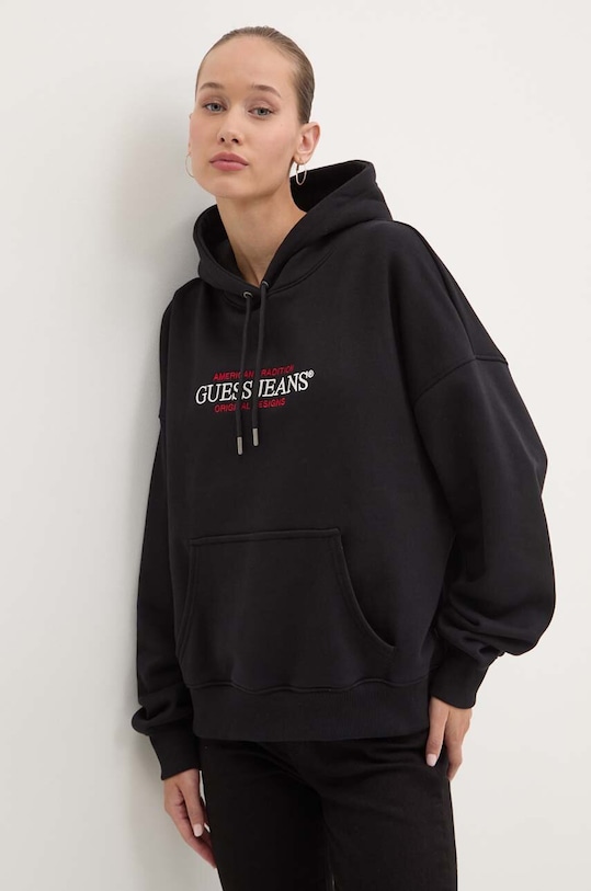 

Толстовка Guess Jeans, черный