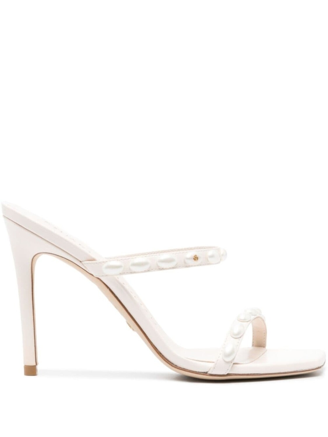 

Stuart Weitzman мюли на каблуке, нейтральный цвет