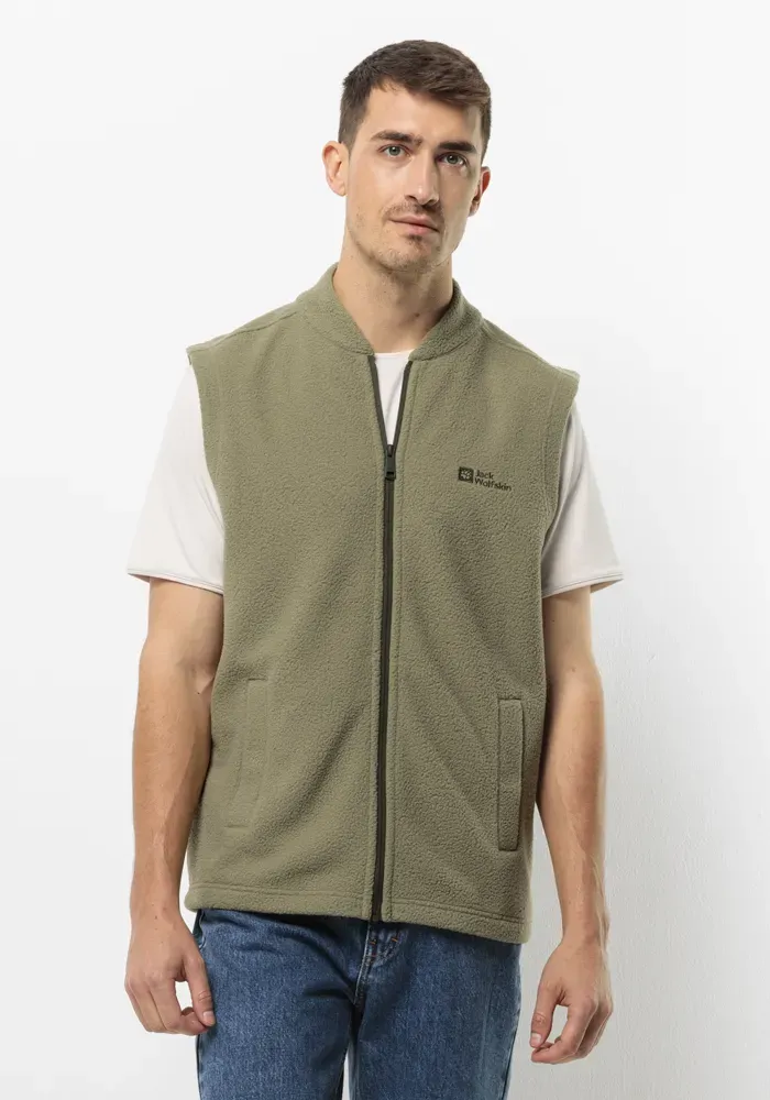 

Флисовый жилет Jack Wolfskin "LIGHT CURL VEST M", цвет Bay-Leaf