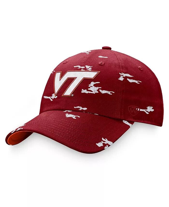 

Женская темно-бордовая кепка Virginia Tech Hokies OHT в стиле милитари Appreciation Betty Adjustable Hat Top of the World