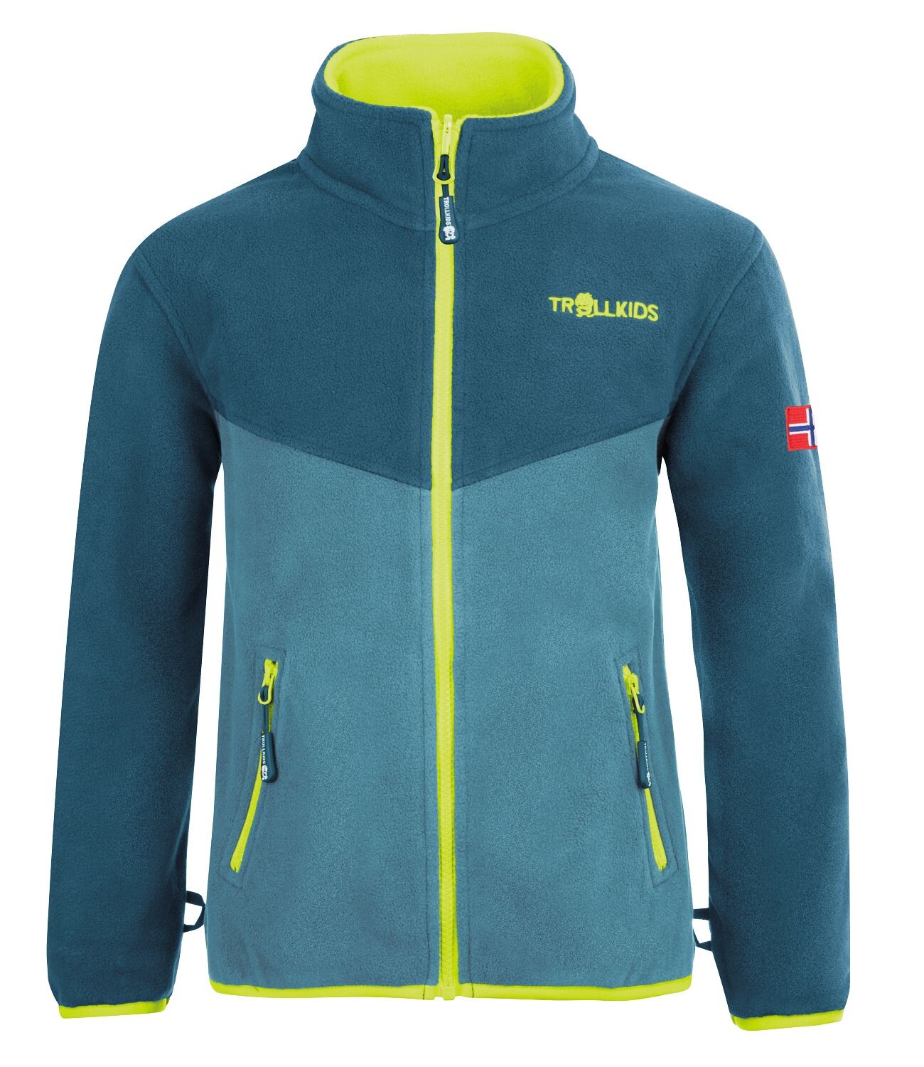

Флисовая куртка Trollkids Fleece Jacke Oppdal XT, цвет Petrolblau/Delphinblau