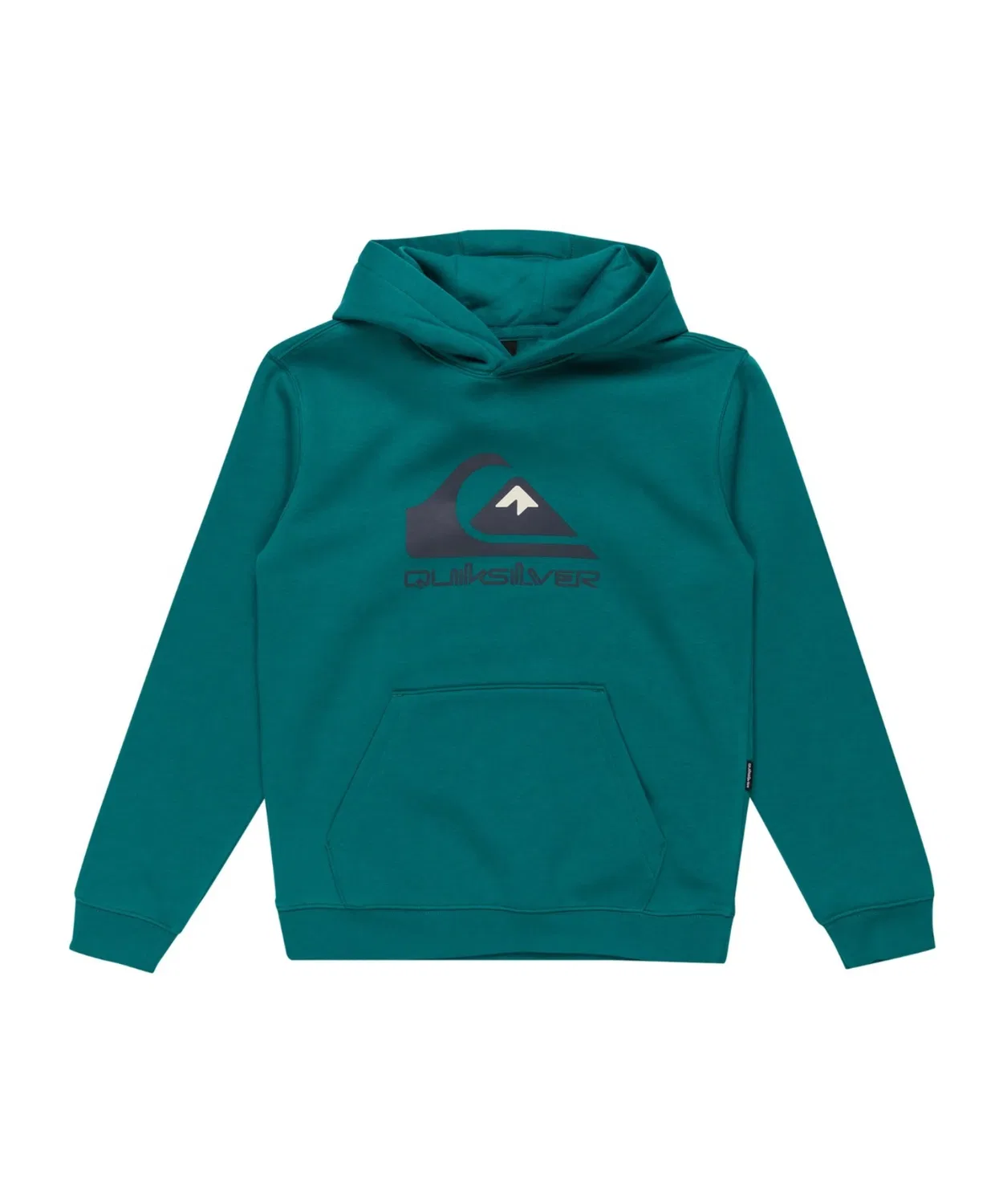 Худи Quiksilver Big Logo с логотипом, зелёное