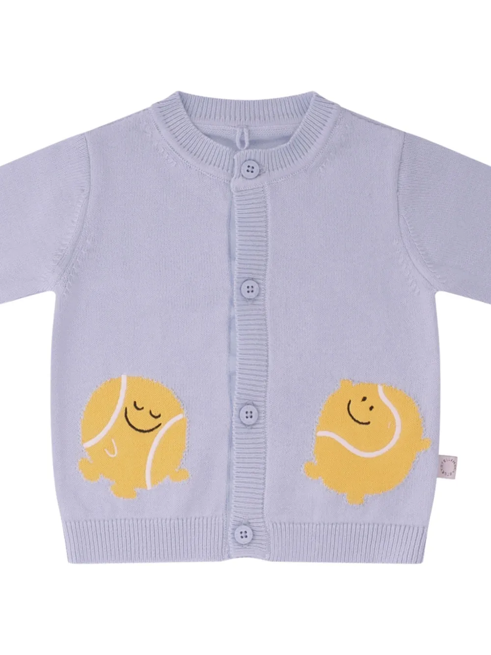Кардиган на пуговицах Stella Mccartney Kids, синий — фото 3