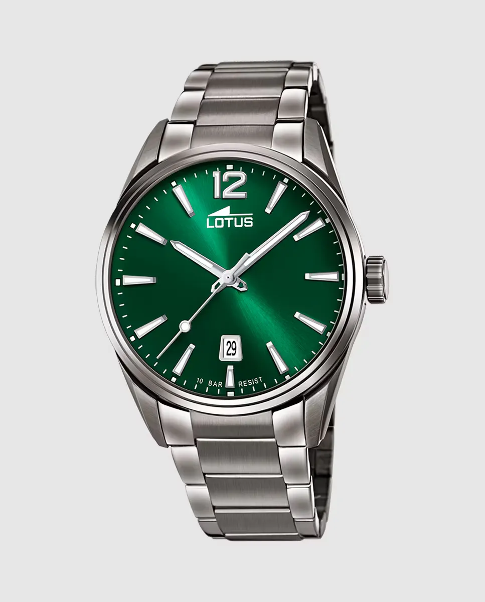 

Мужские часы 18684/4 Chrono из серой стали LOTUS, серый