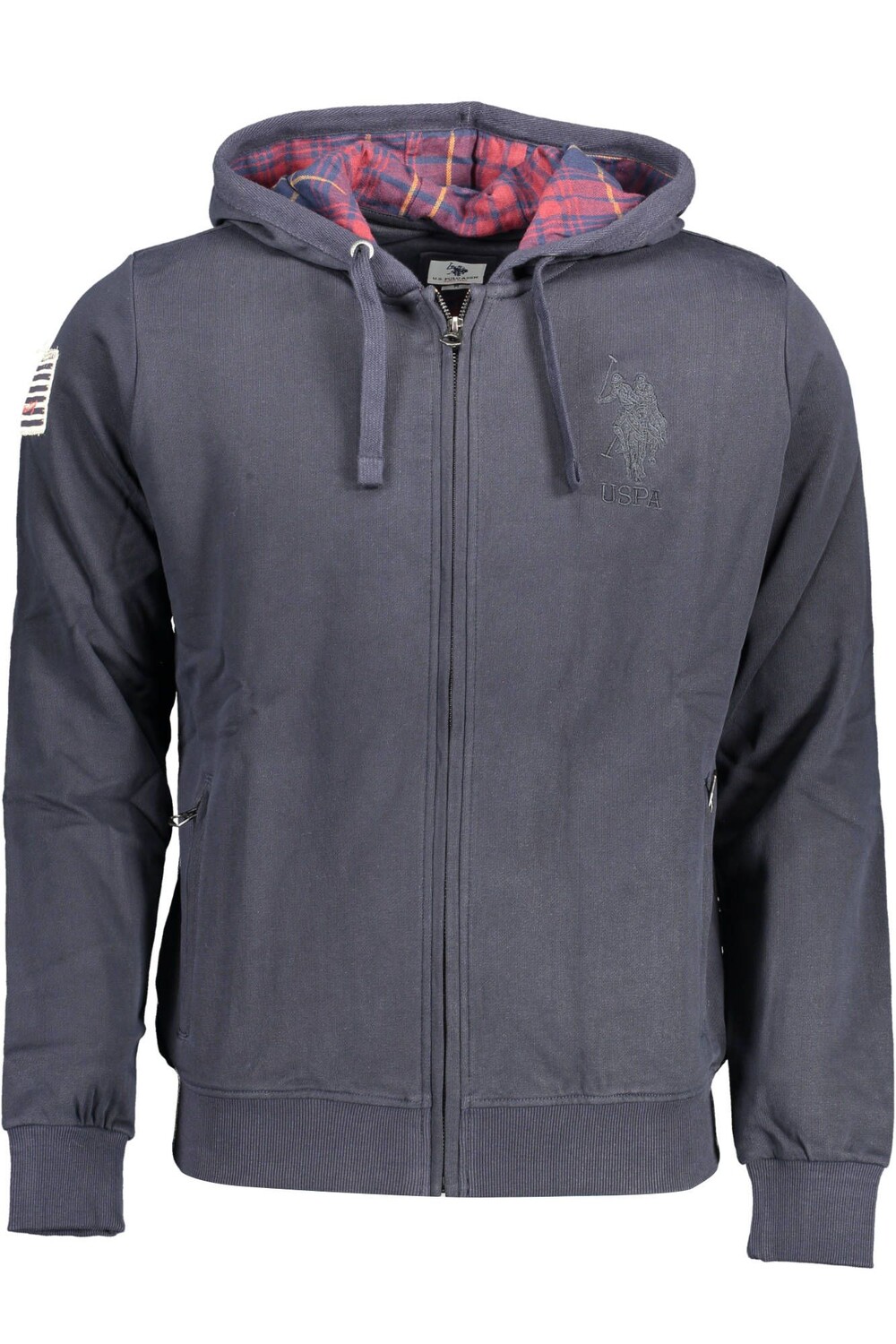 

Синий хлопковый мужской свитер U.S. Polo Assn.