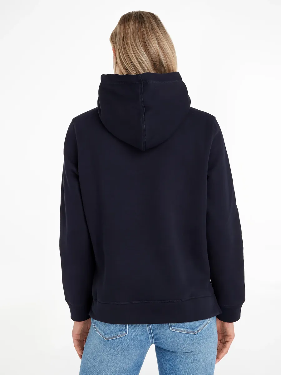 Толстовка Tommy Hilfiger с капюшоном и вышивкой логотипа Tommy Hilfiger, цвет Desert Sky (Dunkelblau) — фото 3