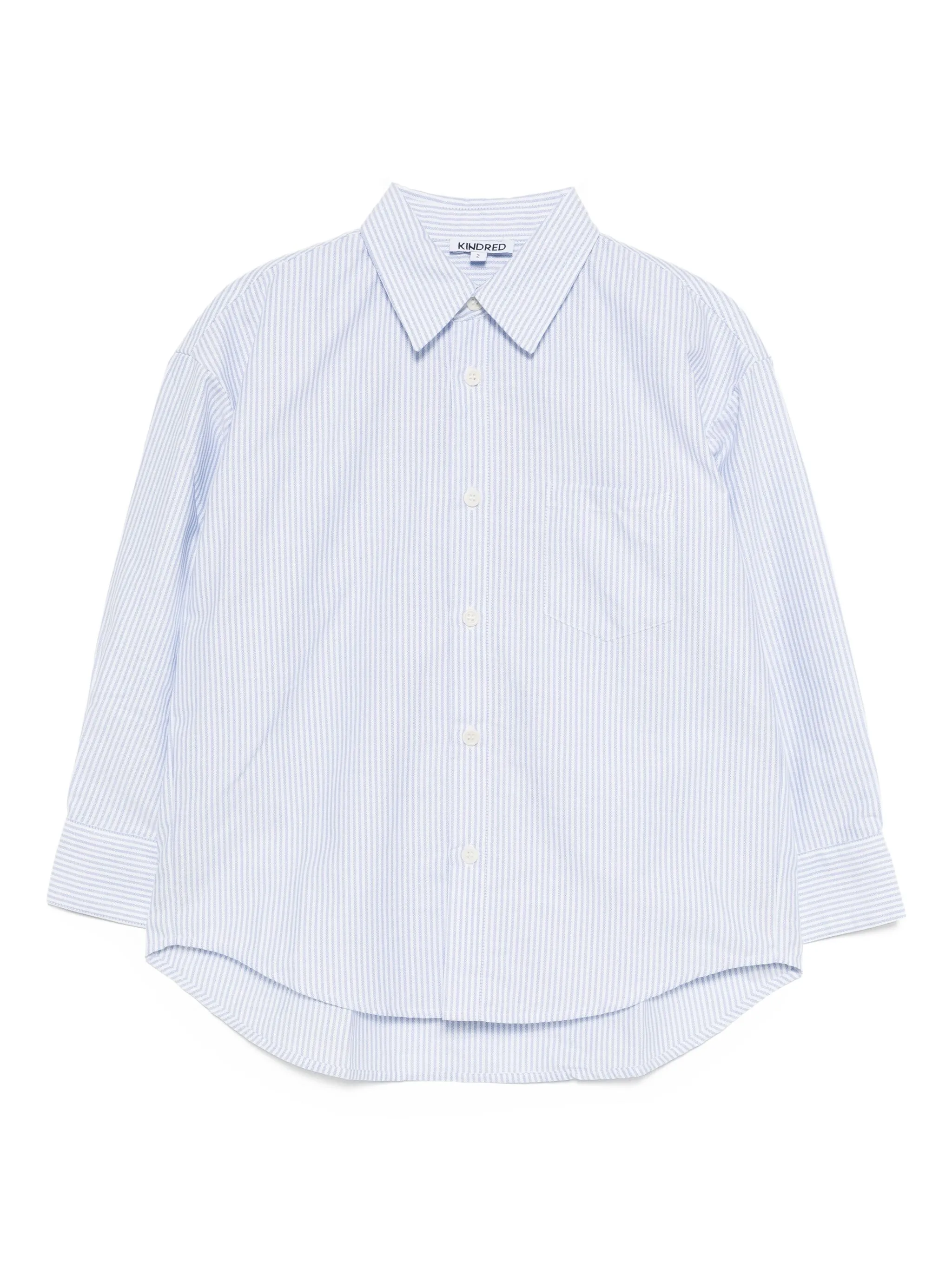 

Рубашка в полоску Kindred, синий