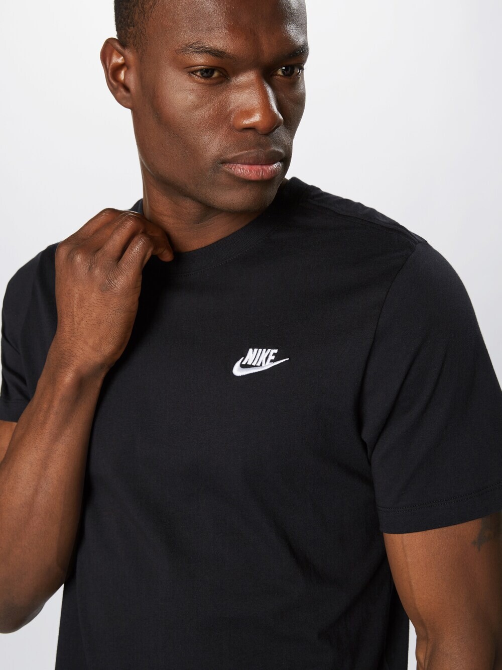 Футболка стандартного кроя Nike Sportswear Club, черный — фото 3