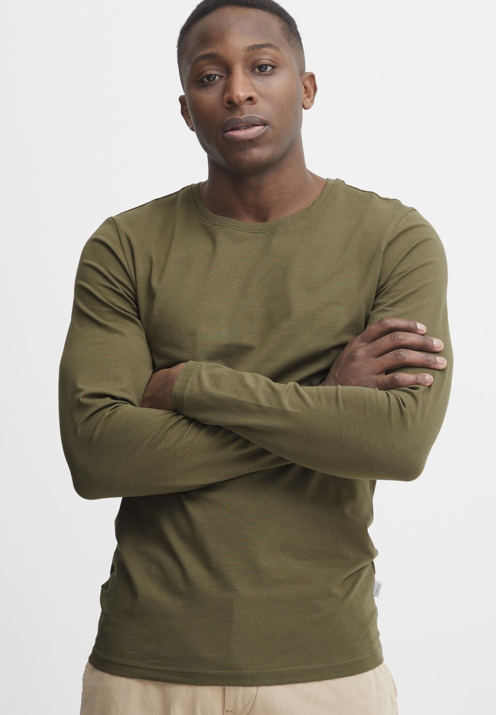 

Рубашка с длинным рукавом CFTHEO Casual Friday, цвет burnt olive