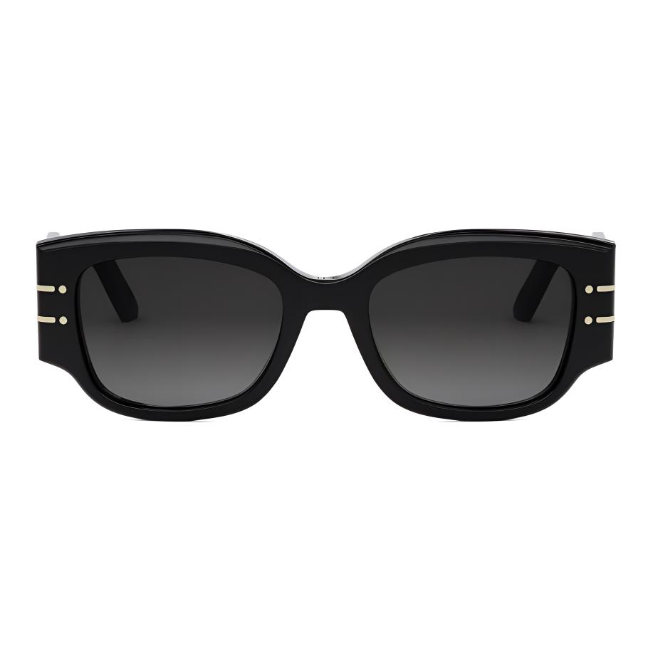 DIOR Прямоугольные солнцезащитные очки женские черные, Black — фото 3