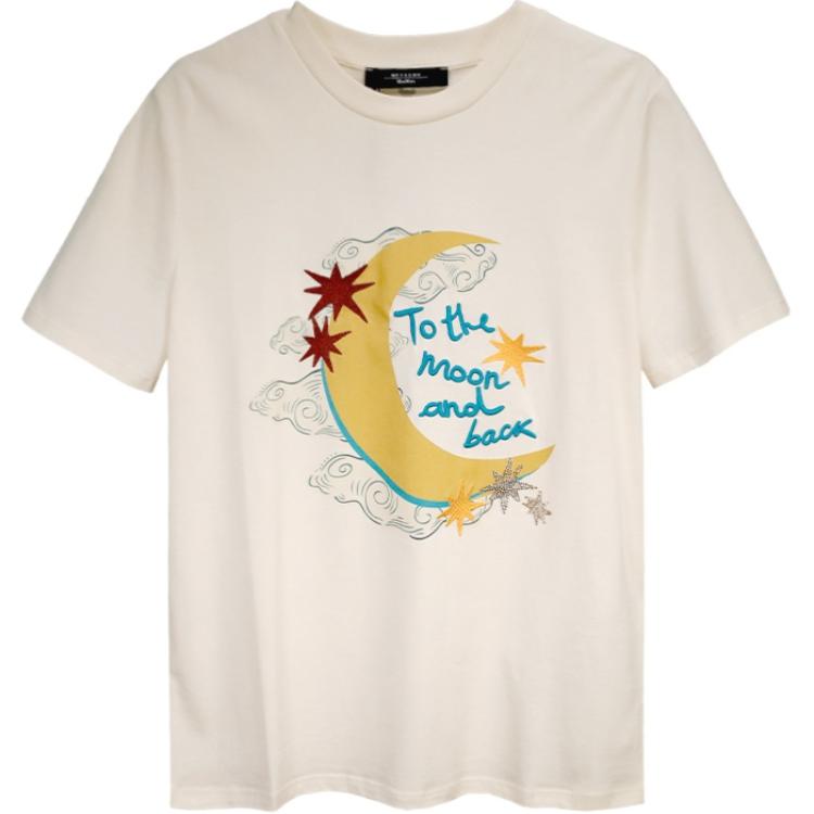 

Футболка женская айвори WEEKEND MaxMara, слоновая кость, Бежевый, Футболка женская айвори WEEKEND MaxMara, слоновая кость